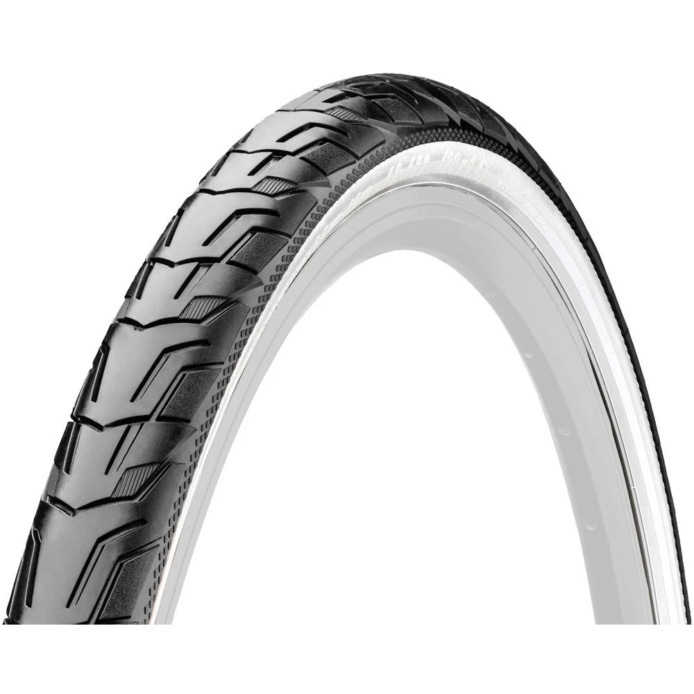 1. Anvelopa Continental Ride City Reflex 42-622 (28x1.6) negru/alb