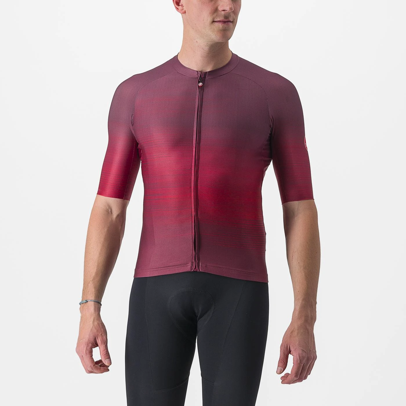 1. Tricou cu maneca scurta Castelli Aero Race 6.0, Visiniu, XL