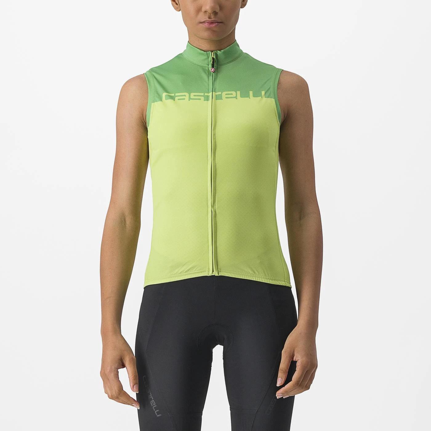 1. Tricou fara maneci Castelli Velocissima SL, de dama, Lime/Verde, XS