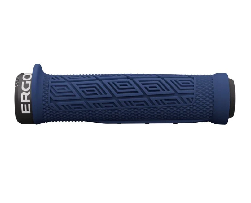 1. Mansoane bicicleta Ergon GDH, MTB Downhill, Gravity, Lock-On, Nightride Blue