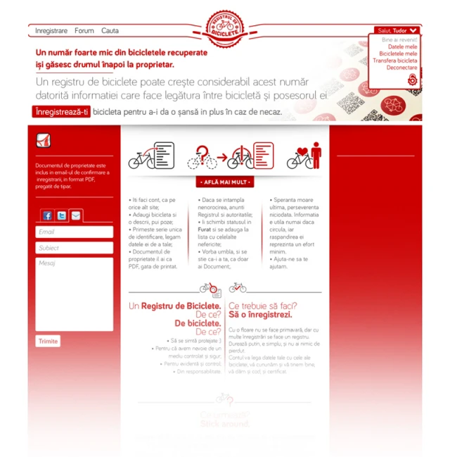 Registrul de Biciclete - pasul spre Firesc