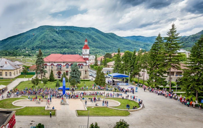 În week-end am călătorit uzi între cer şi pământ