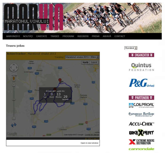 MARVIN 2013, primul maraton mtb cu Live Tracking
