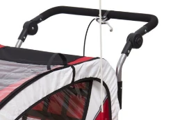 1. Roata sprijini,maner jogging pentru carucior bicicleta