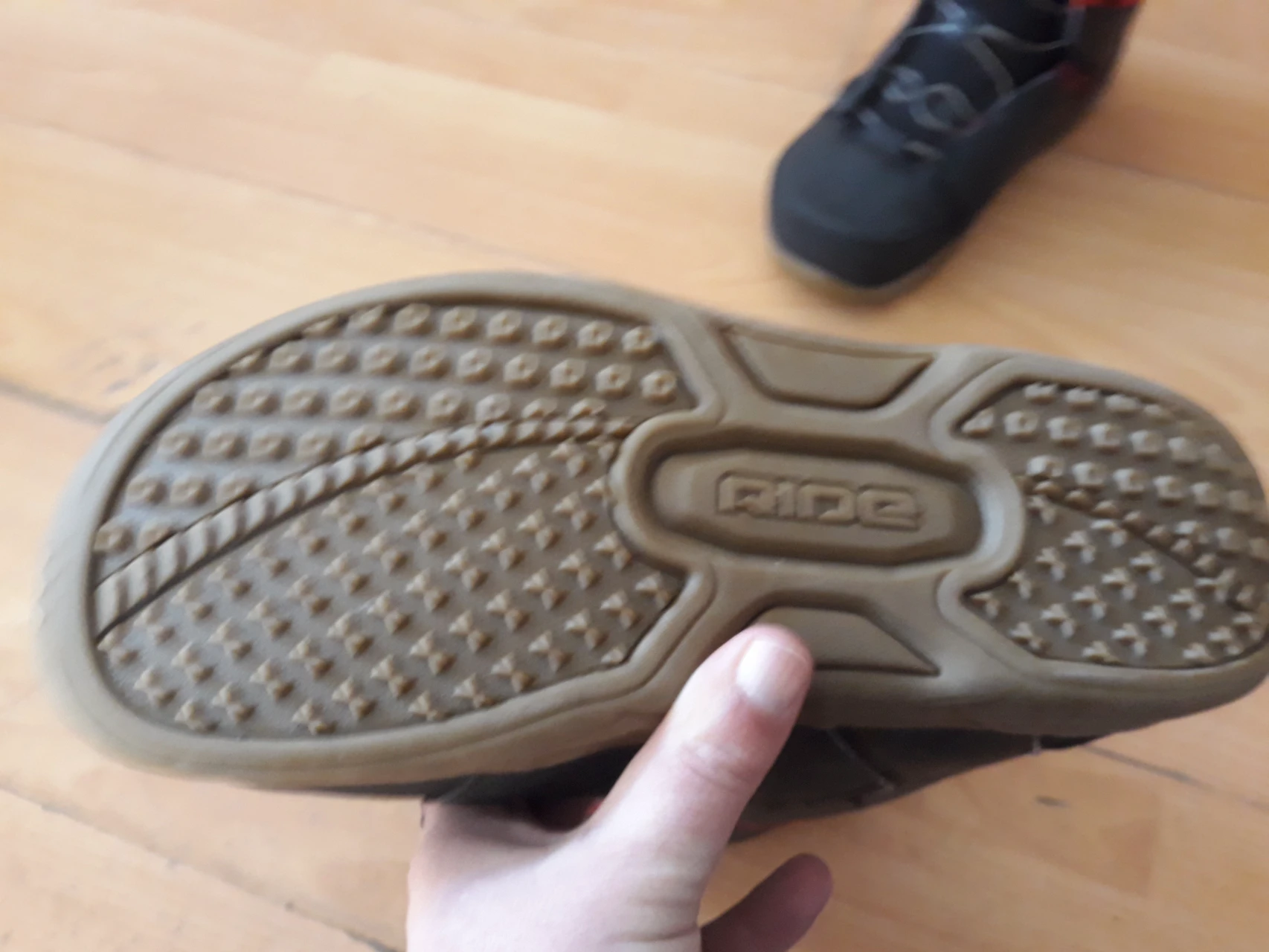 3. Boots Ride snowboard