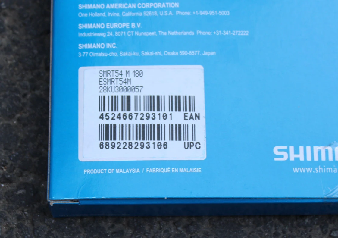 6. Shimano SM-RT54 Centerlock - 180mm