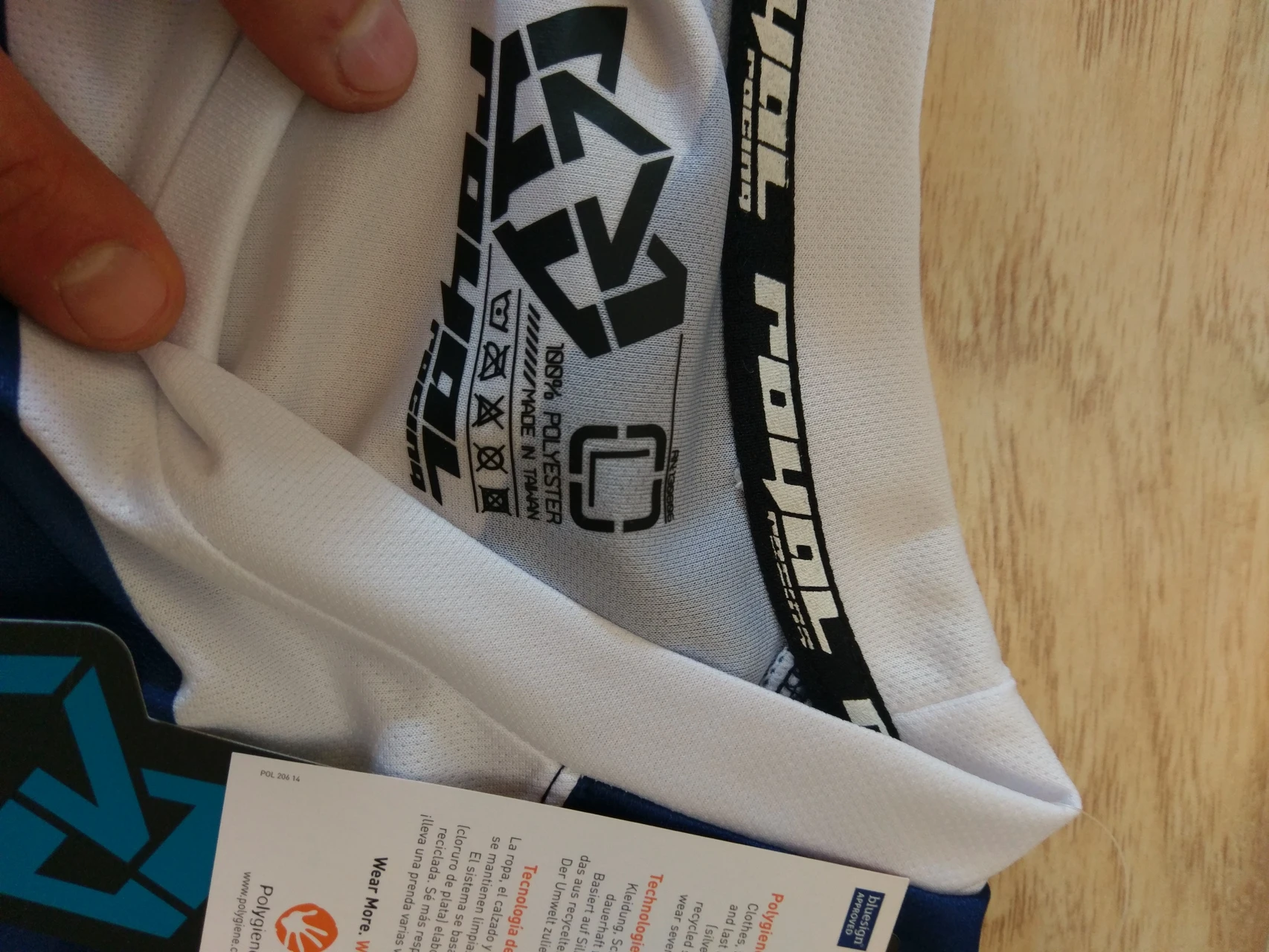 2. Jersey Trail/Enduro Royal Racing Drift 3/4 Navy Sky Blue White