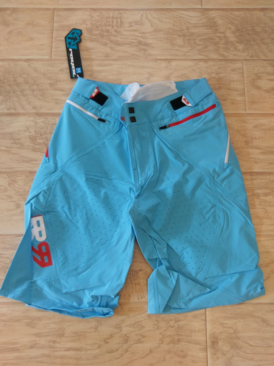 6. Pantaloni scurti Trail/Enduro Royal Racing Impact Short Sky Blue Red