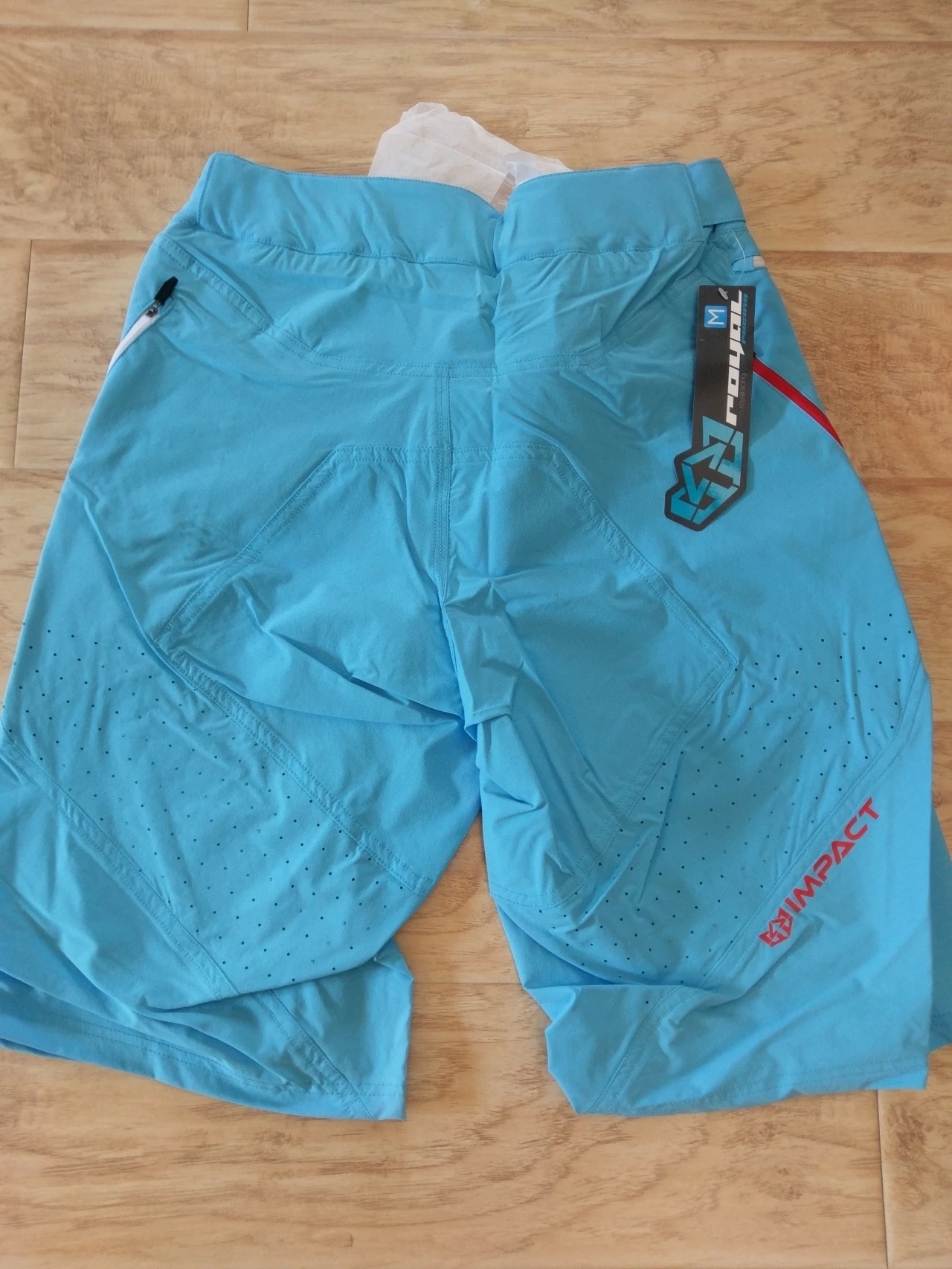 5. Pantaloni scurti Trail/Enduro Royal Racing Impact Short Sky Blue Red