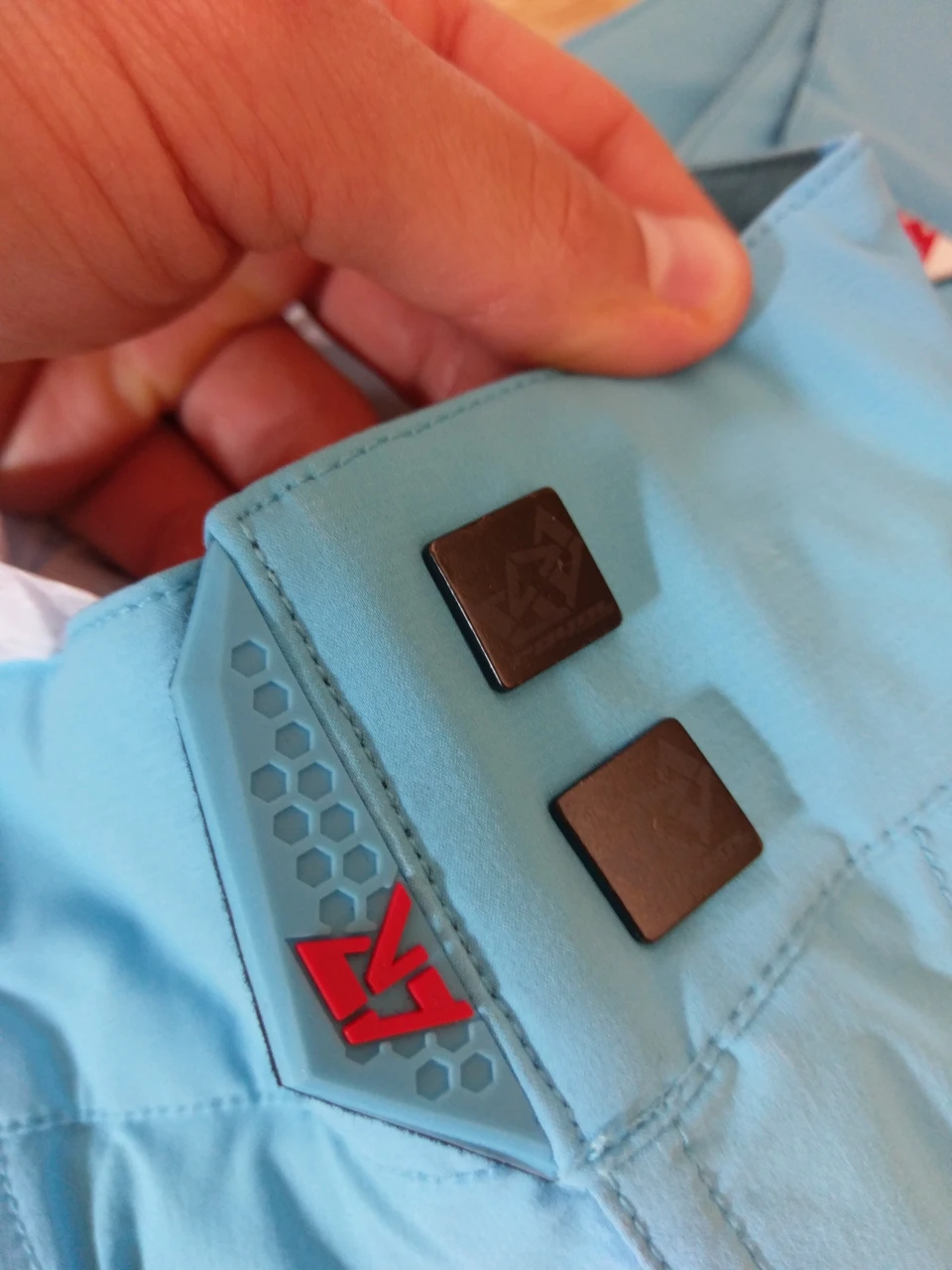 4. Pantaloni scurti Trail/Enduro Royal Racing Impact Short Sky Blue Red