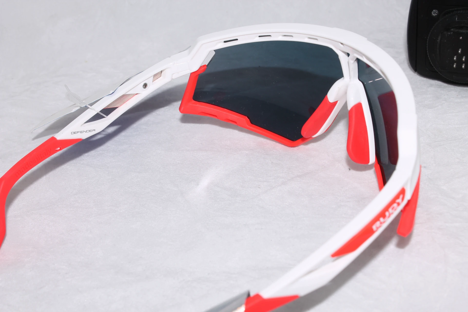 1. Ochelari Rudy Project Defender White Gloss - RP Optics Multilaser Red