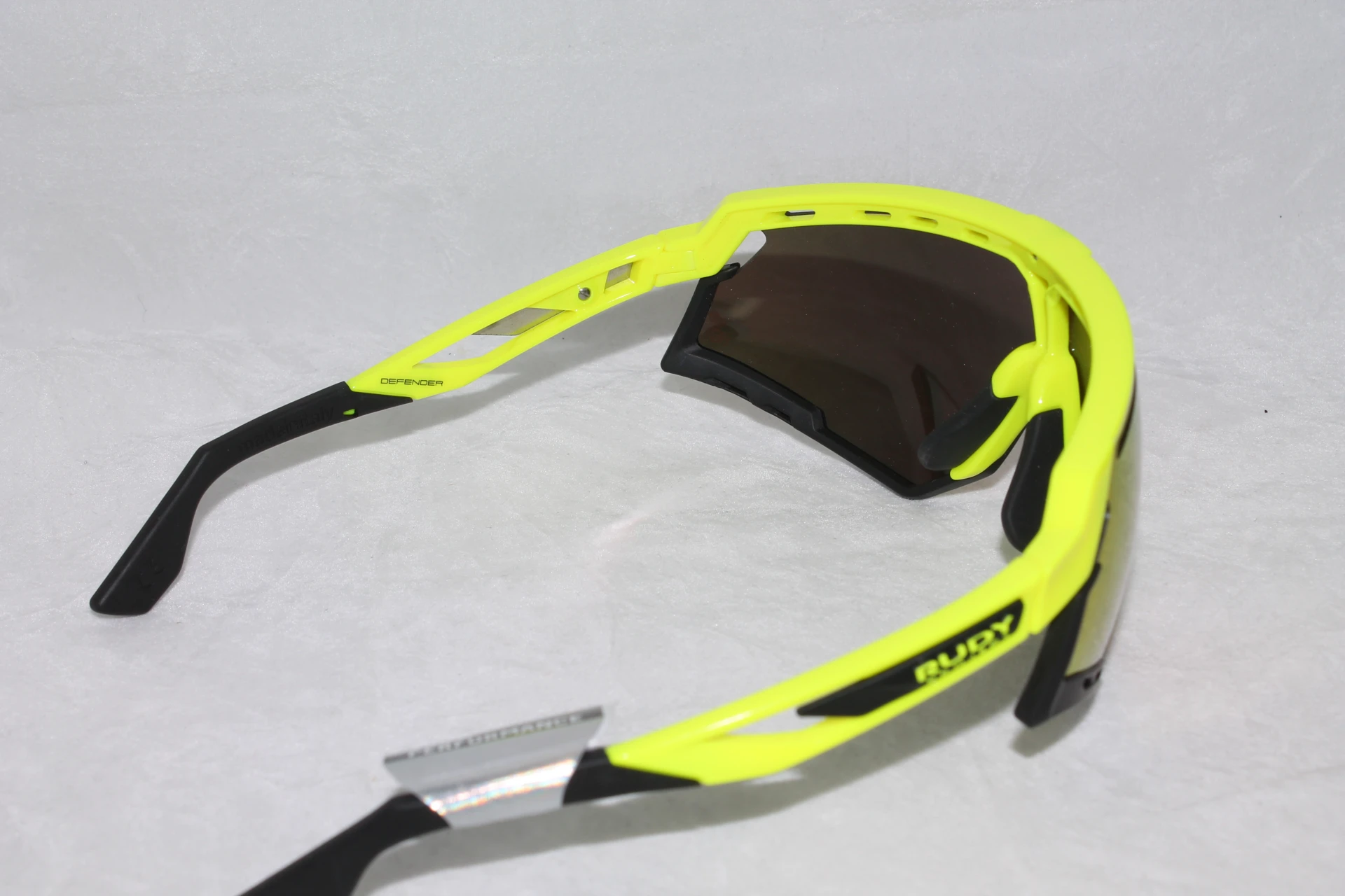 1. Ochelari Rudy Project Defender Yellow Fluo - RP Optics Multilaser Orange