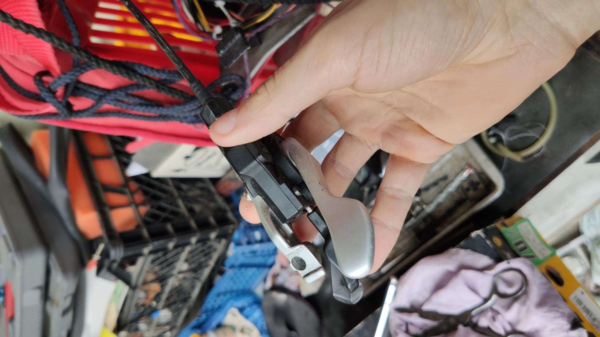 3. Maneta pentru schimbător de față Shimano XT SL-M780