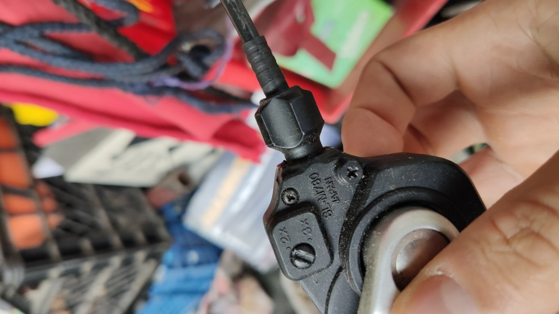 2. Maneta pentru schimbător de față Shimano XT SL-M780