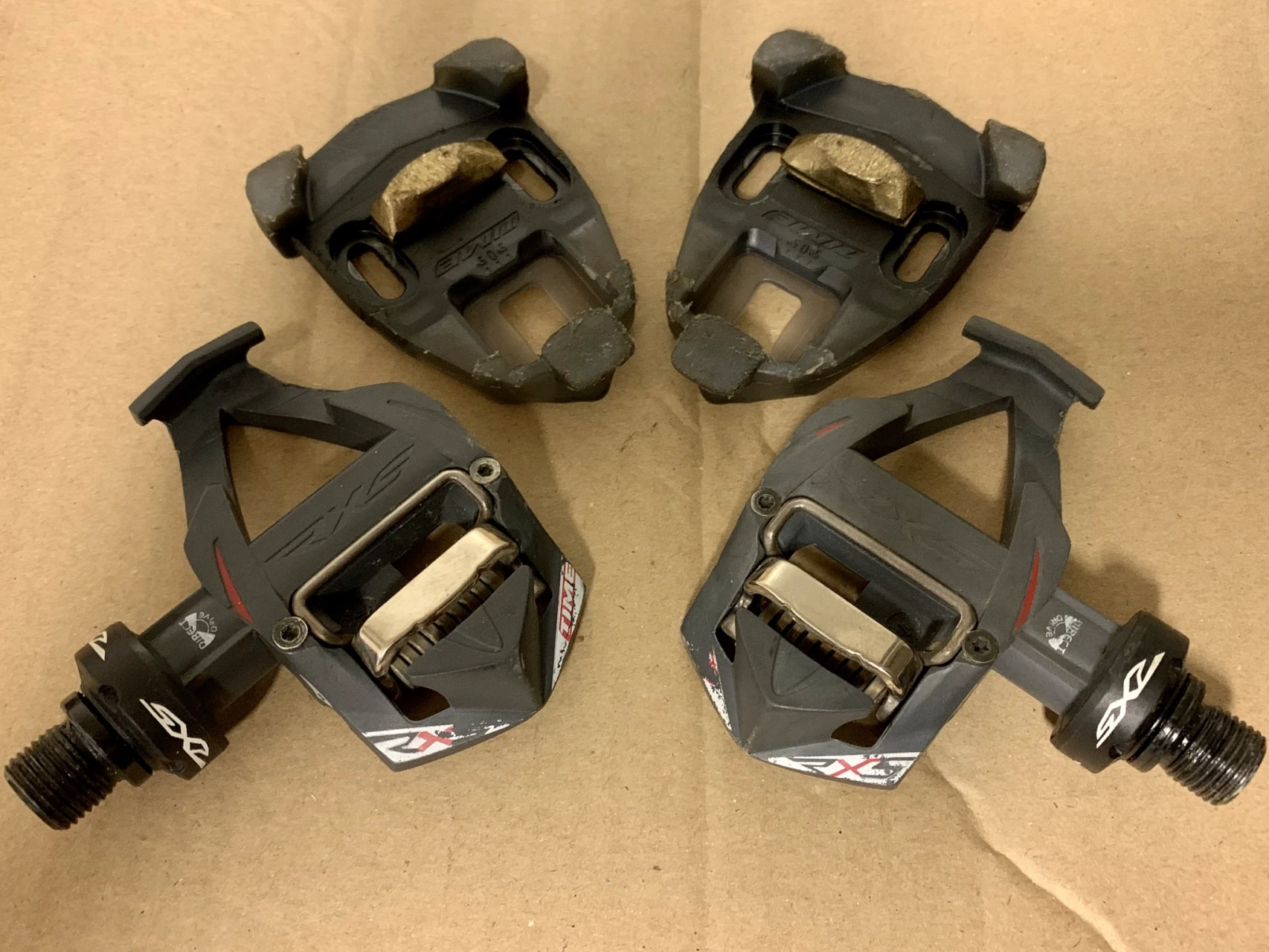 1. Pedale clipless cursiera Time RXS + placute