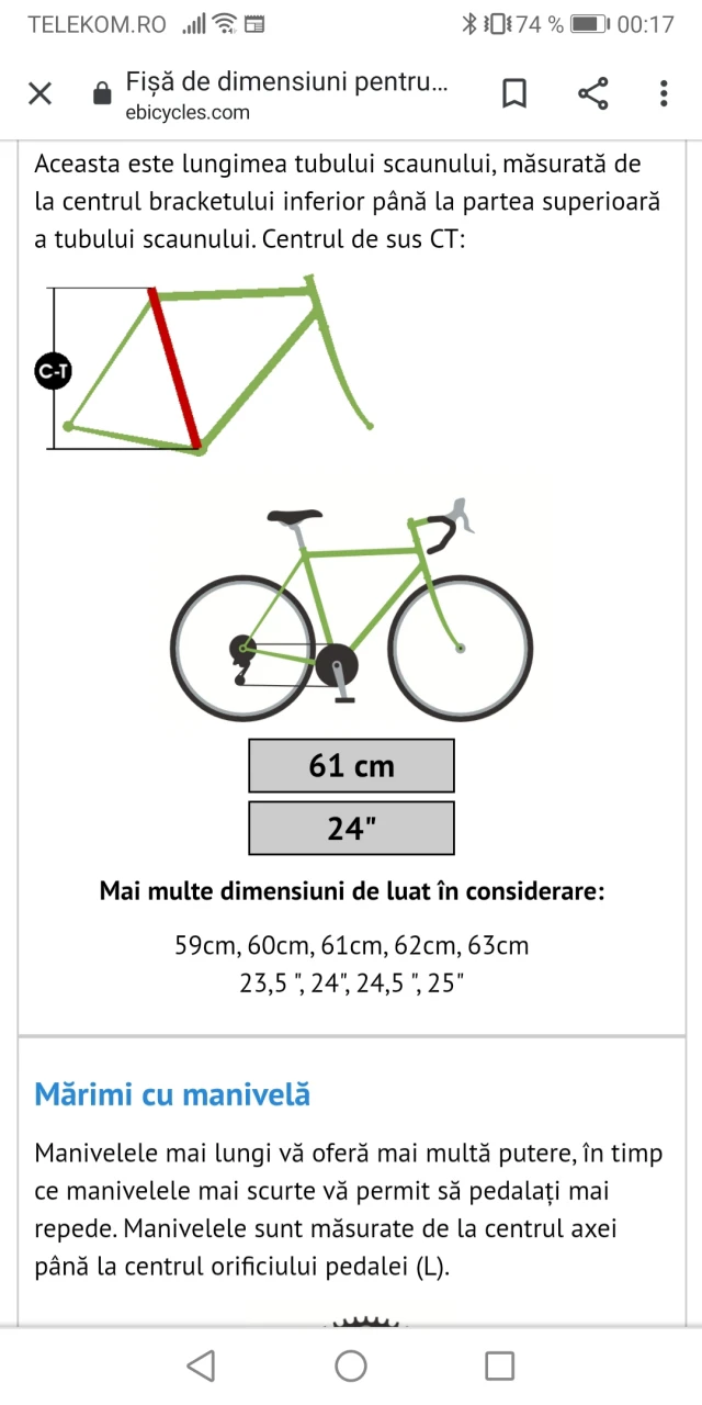 1. Cumpăr bicicleta