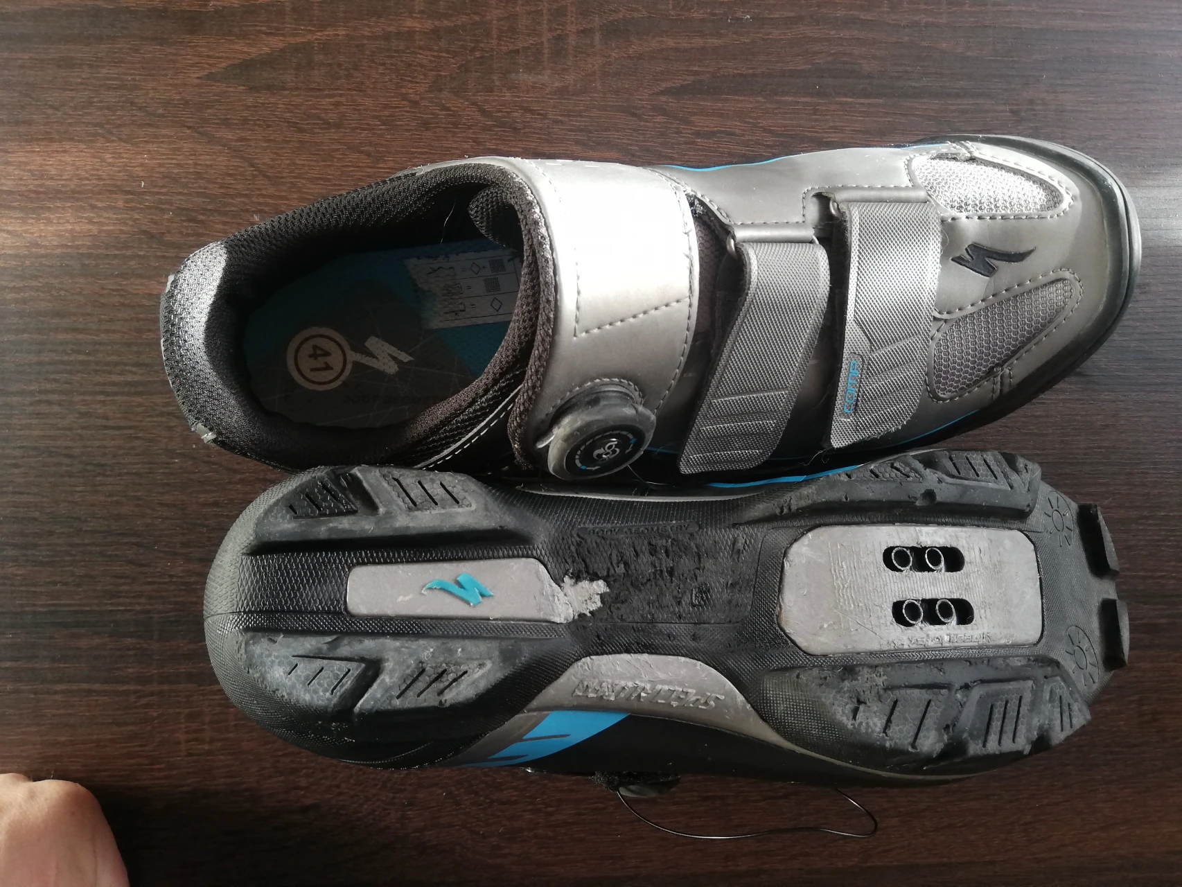 1. Pantofi Specialized Comp MTB 41 titan /negru