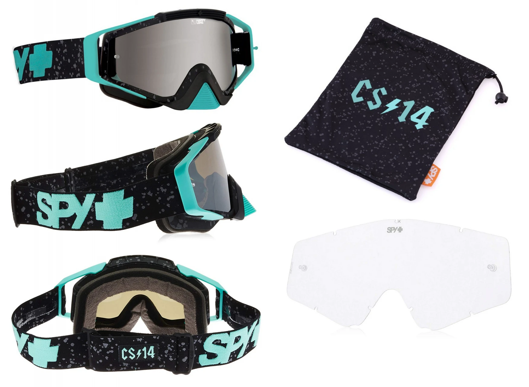 4. NOU! Ochelari goggles Spy Omen Happy Lens