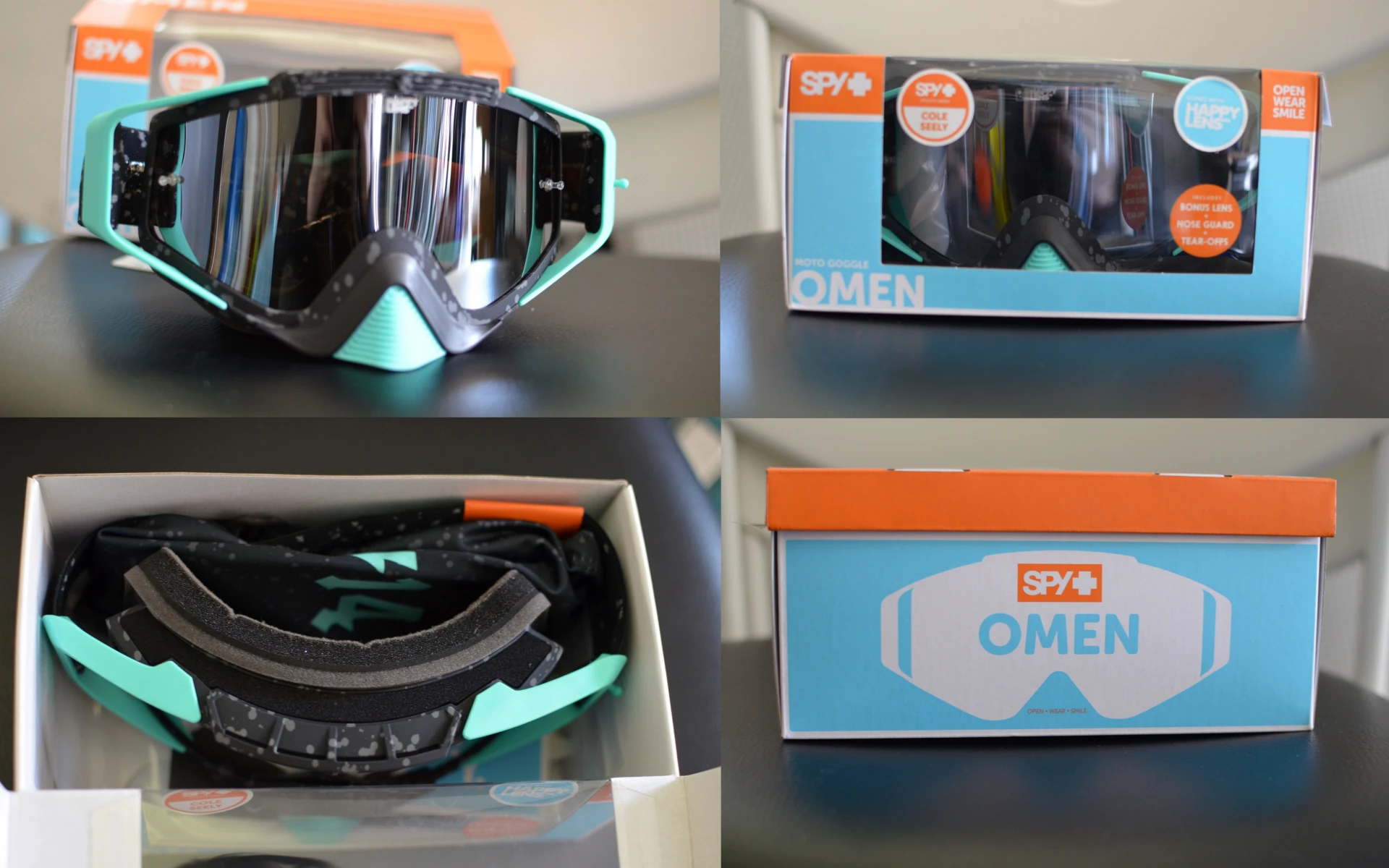10. NOU! Ochelari goggles Spy Omen Happy Lens
