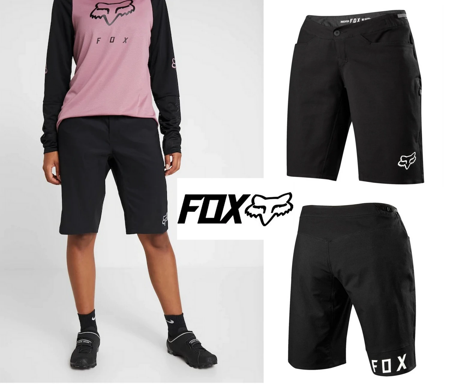 1. NOU! Pantaloni scurti Fox Indicator