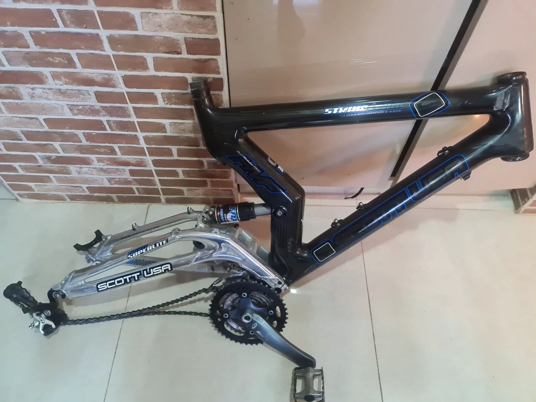 5. Cadru scott strike g carbon +fox float rl+transmisie