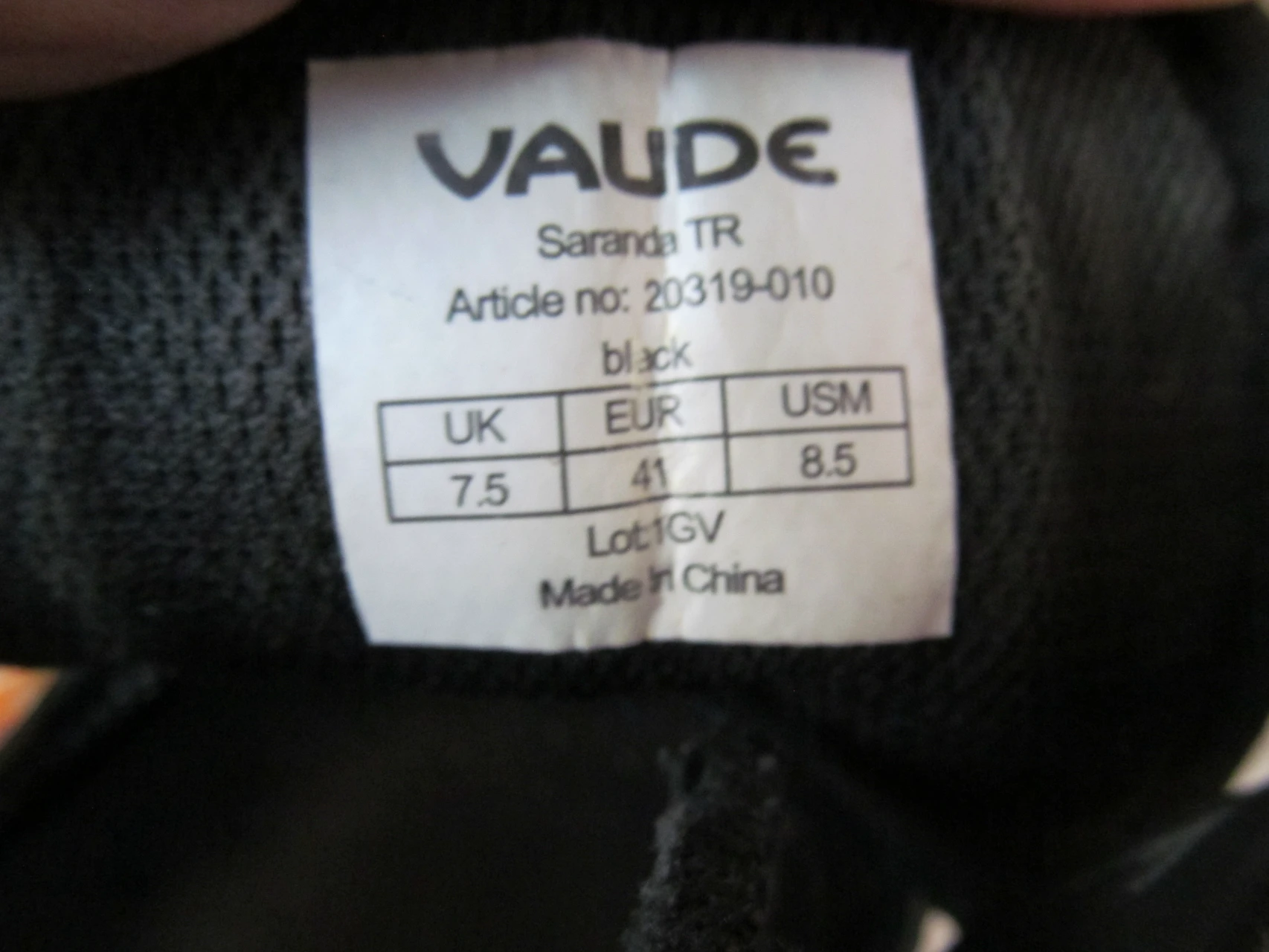 4. Pantofi Vaude nr 41, 27 cm