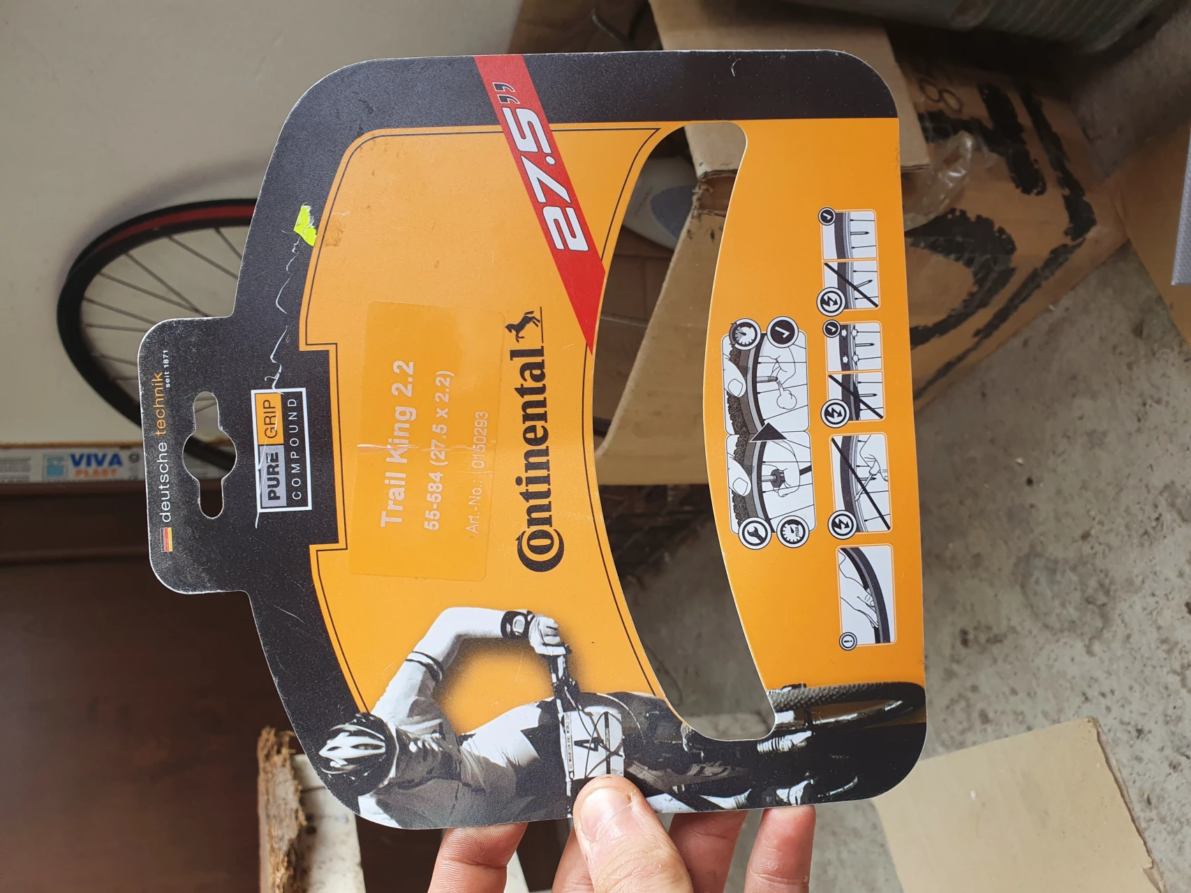 1. Vand cauciuc Continental TRAILKING Shieldwall 27.5