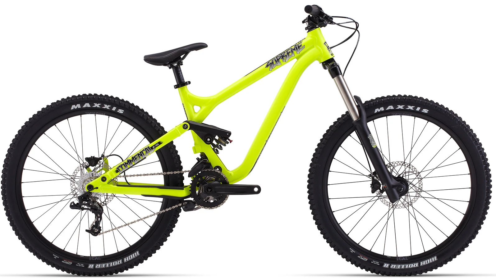 1. (cumparată) Commencal Supreme Junior (pentru juniori intre 145-165 cm inaltime)