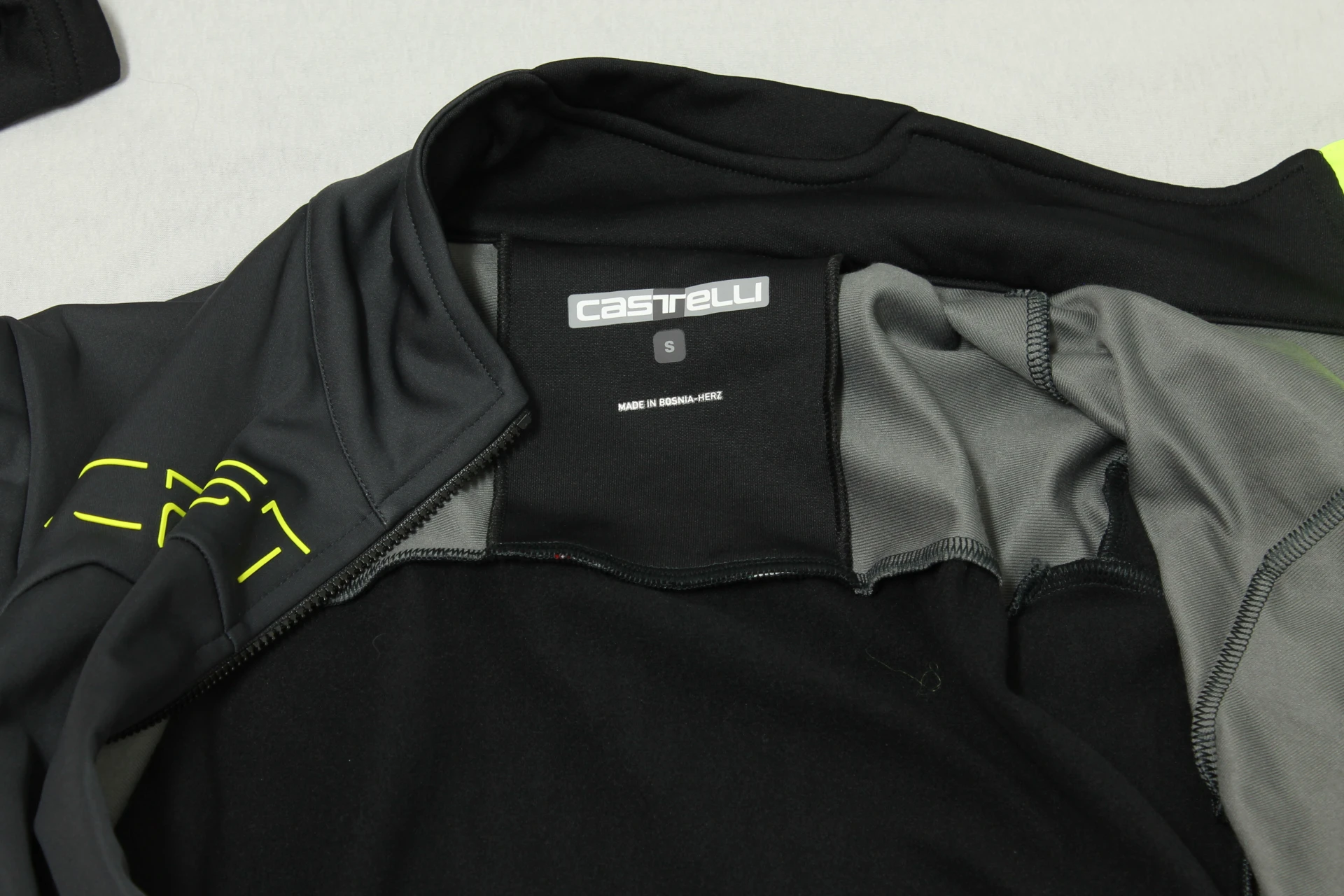 1. Geaca bluza ciclism bicicleta Castelli Transition Windstopper NOUA S
