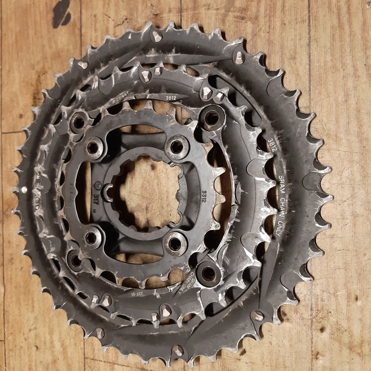 1. Spider SRAM XO 3x viteze