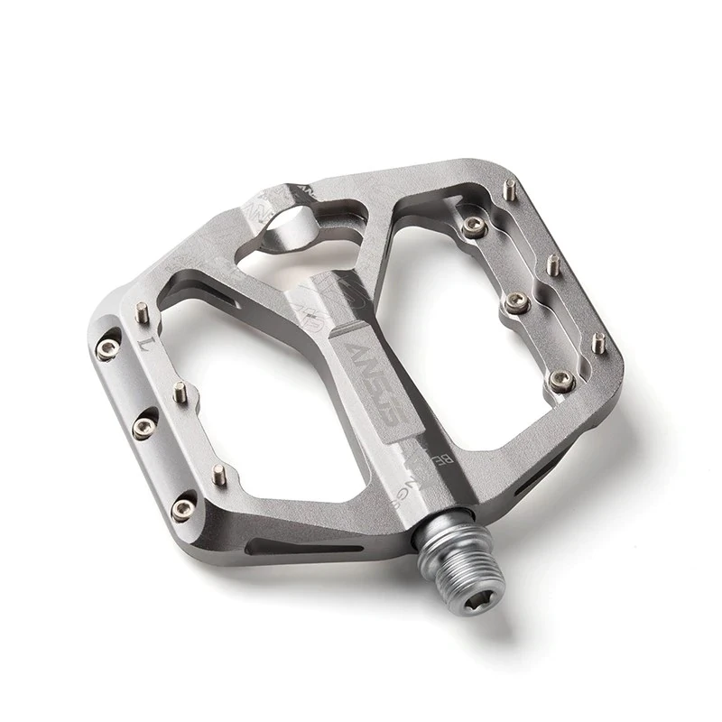 4. Pedale MTB Cyclone Ansjs gri titanium