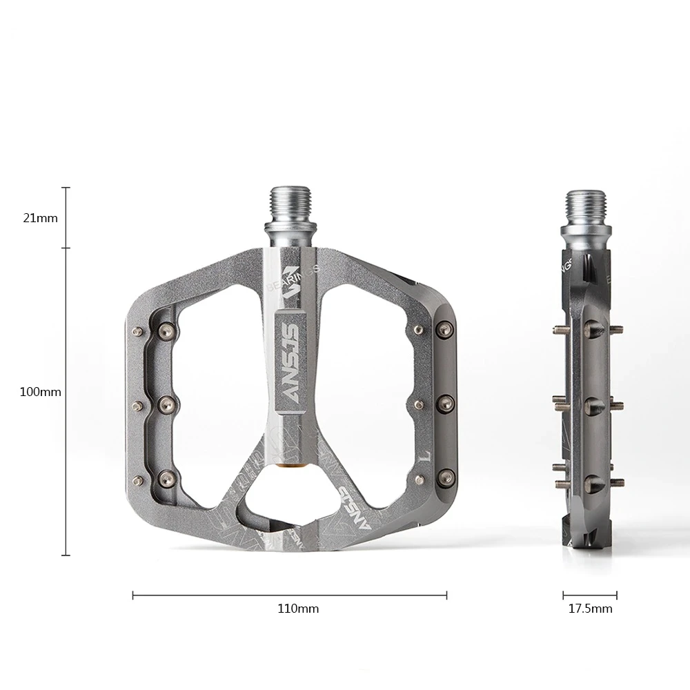3. Pedale MTB Cyclone Ansjs gri titanium