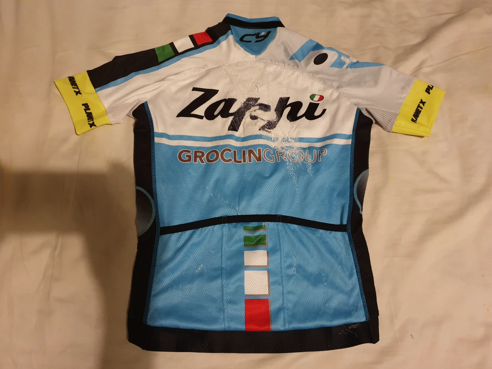 1. Skinsuit contratimp si tricou maneca scurta