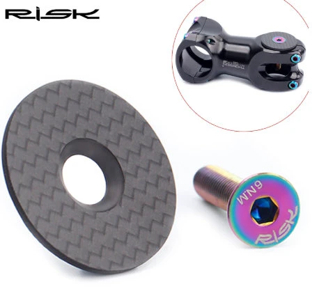 1. Surubu Capac cuveta Risk 28.6 1 1/8 headset titanium 2.3 grame
