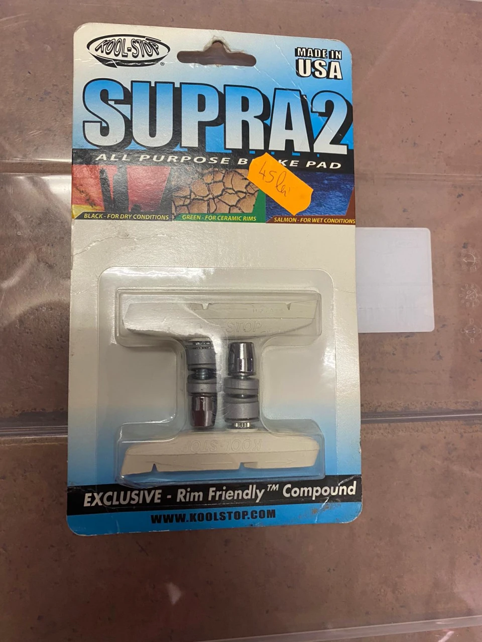 1. Set saboti Kool Stop Supra 2