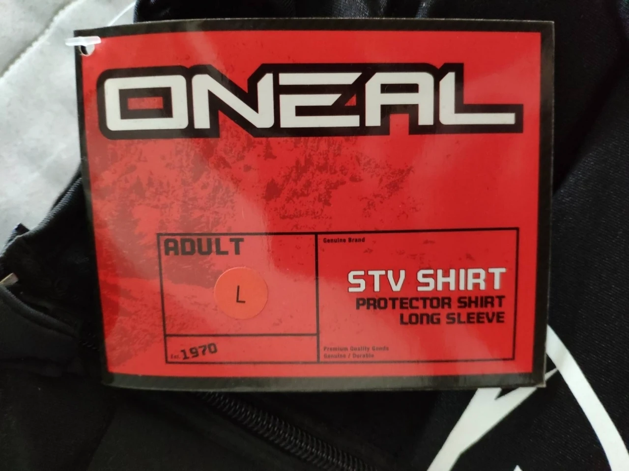 1. Bluza protectie ONEAL STV maneca lunga si fermoar