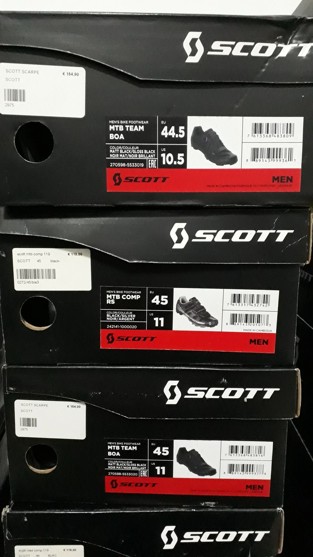 1. Pantofi Ciclism Scott noi, Mtb si sosea
