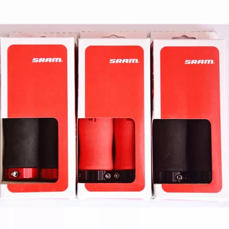 1. Mansoane / Grips SRAM (lock on) - rosu/negru