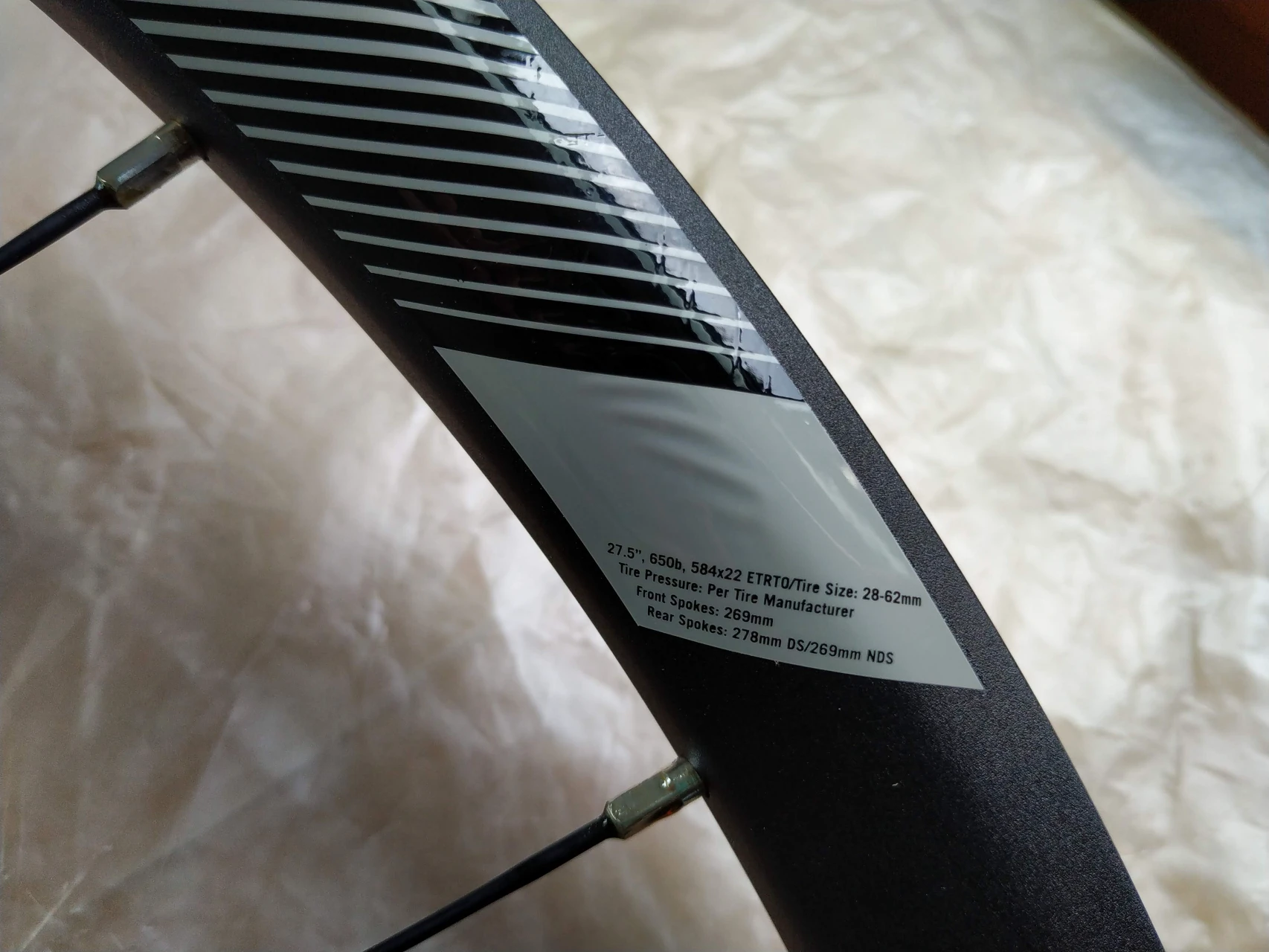 1. Roata fata noua FSA NS 27.5"