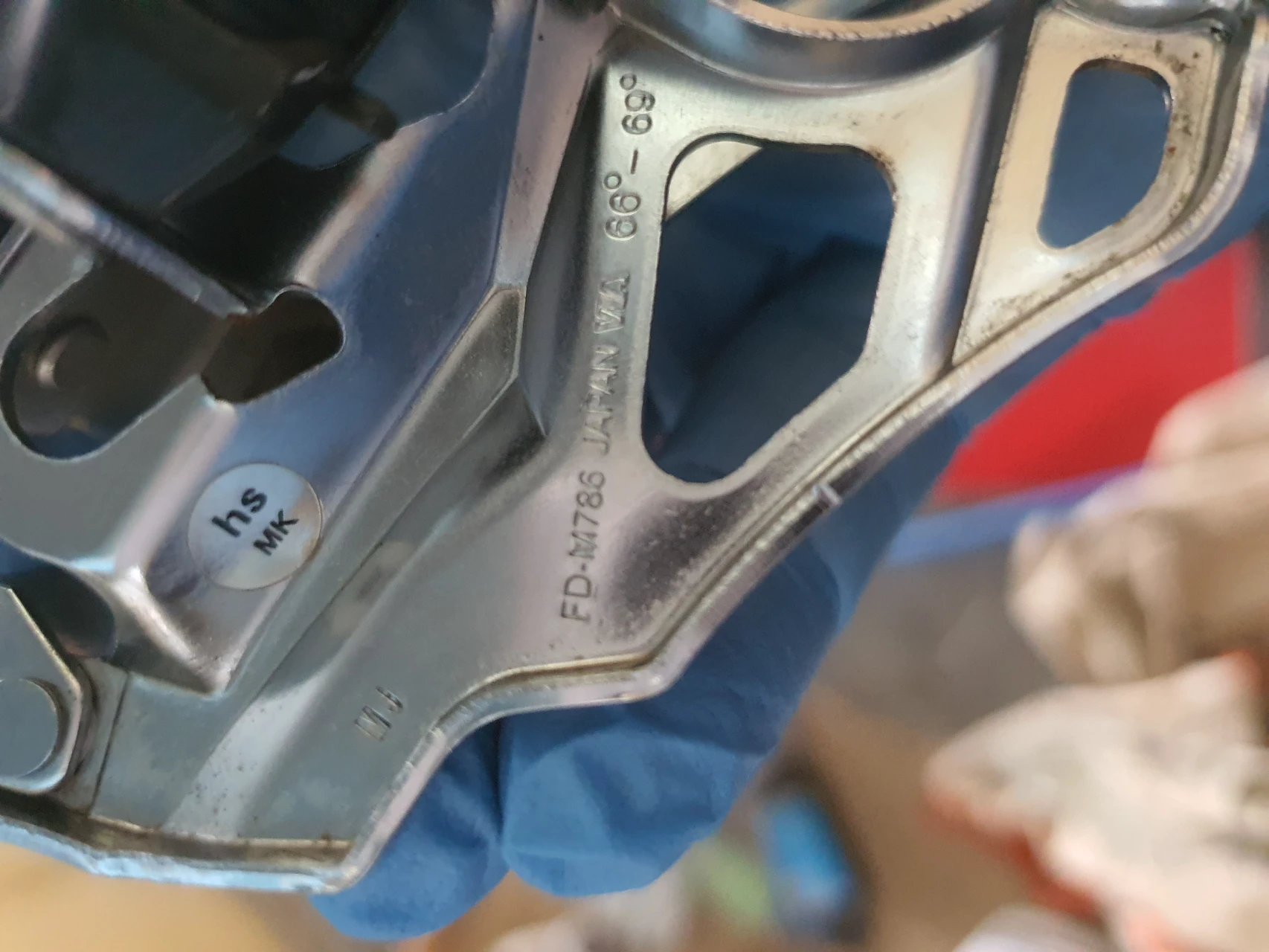 1. Schimnator foi Shimano XT FD- M786