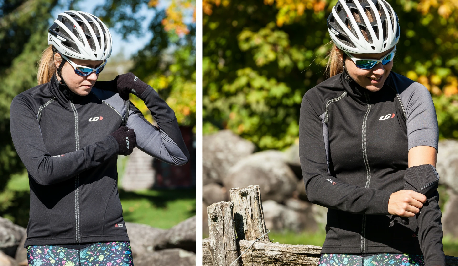 6. NOU! Jacheta dama Louis Garneau Spire Convertible Windproof Jacket
