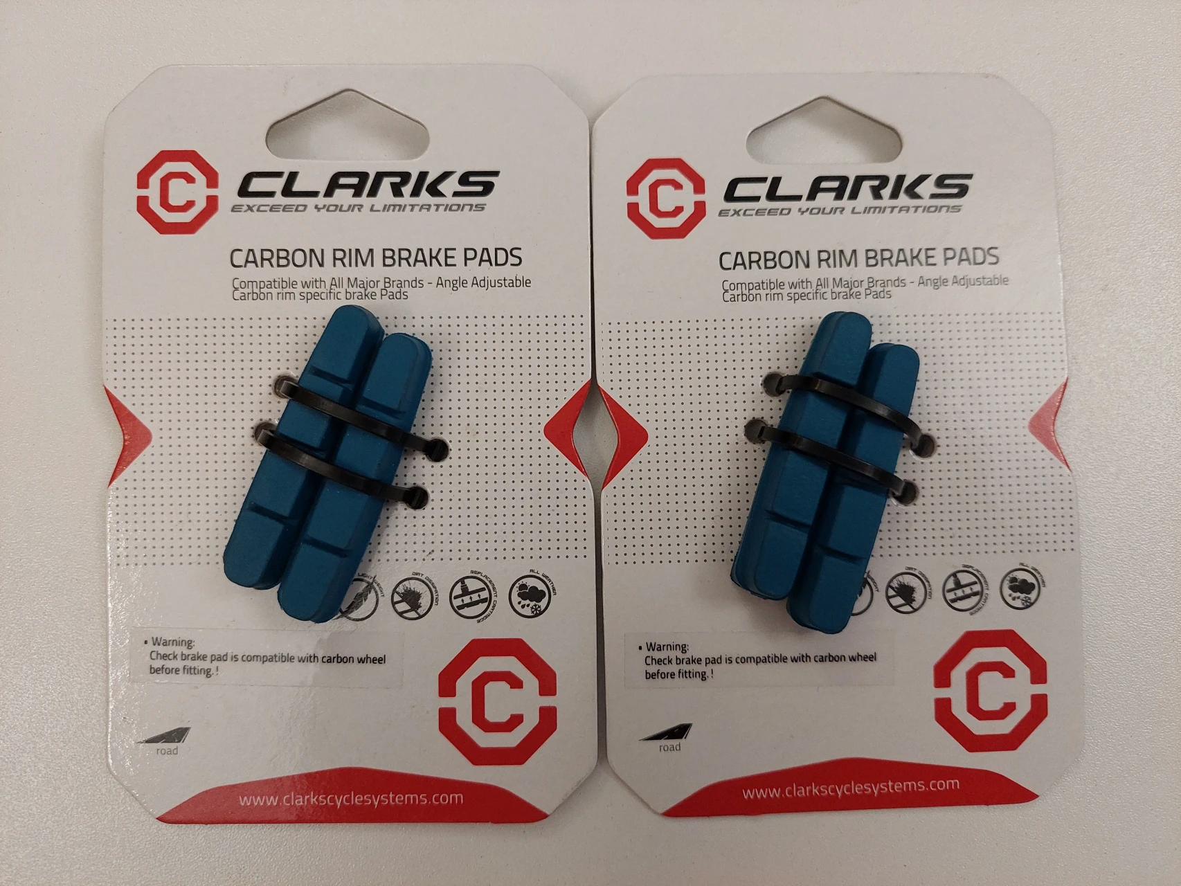 2. Saboti frana Clarks pentru janta de carbon