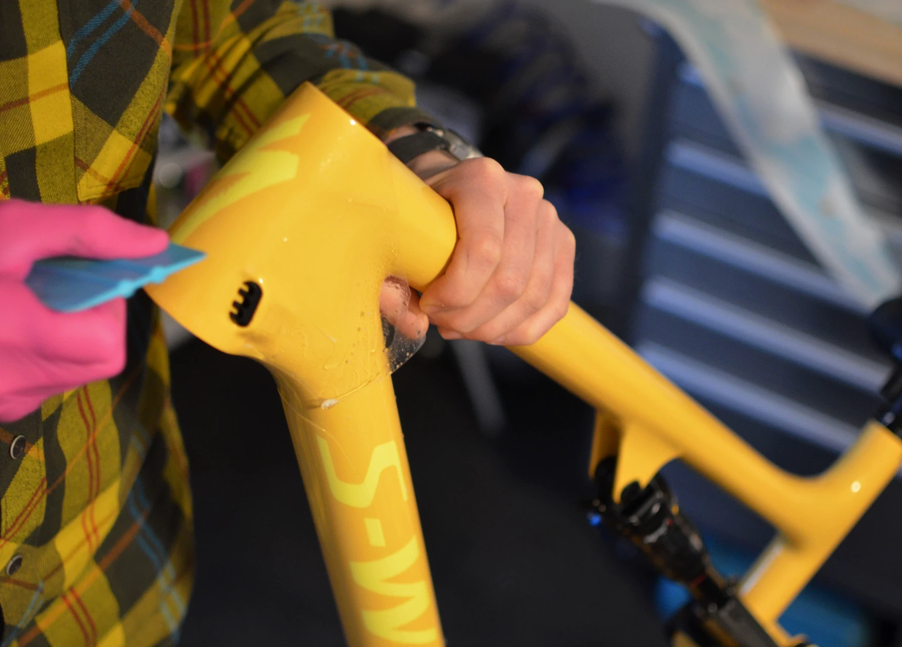 10. NOU! Folie protectie RideWrap cadru Specialized Stumpjumper Evo 2021 - prezent
