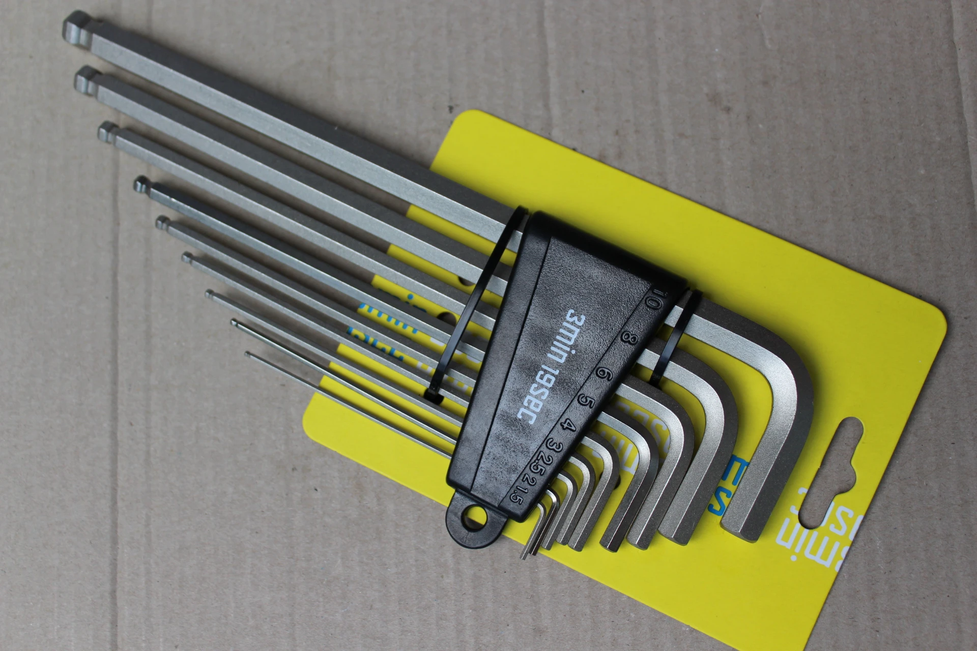 1. 3min19sec Hex-Tool Set, 9buc.