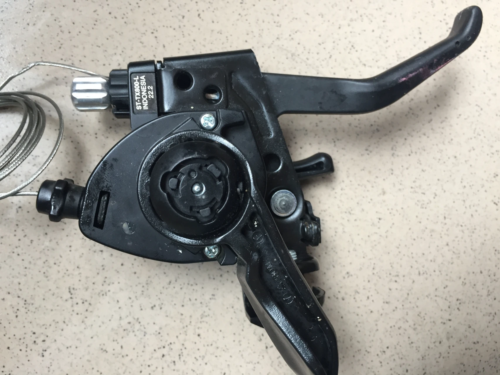 1. Shifter foi Shimano tx 800