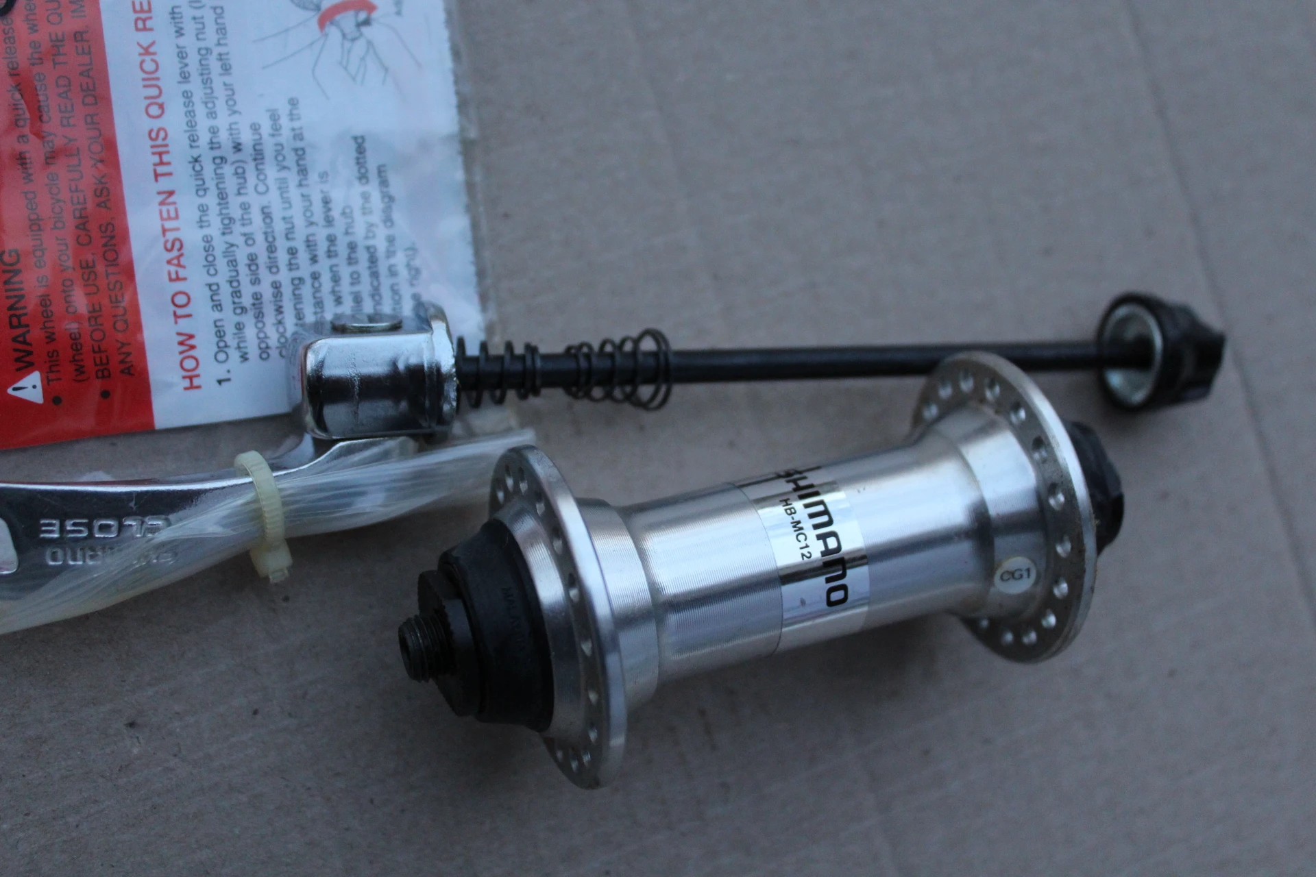 2. Shimano Alivio HB-MC12 fata 36-non disc