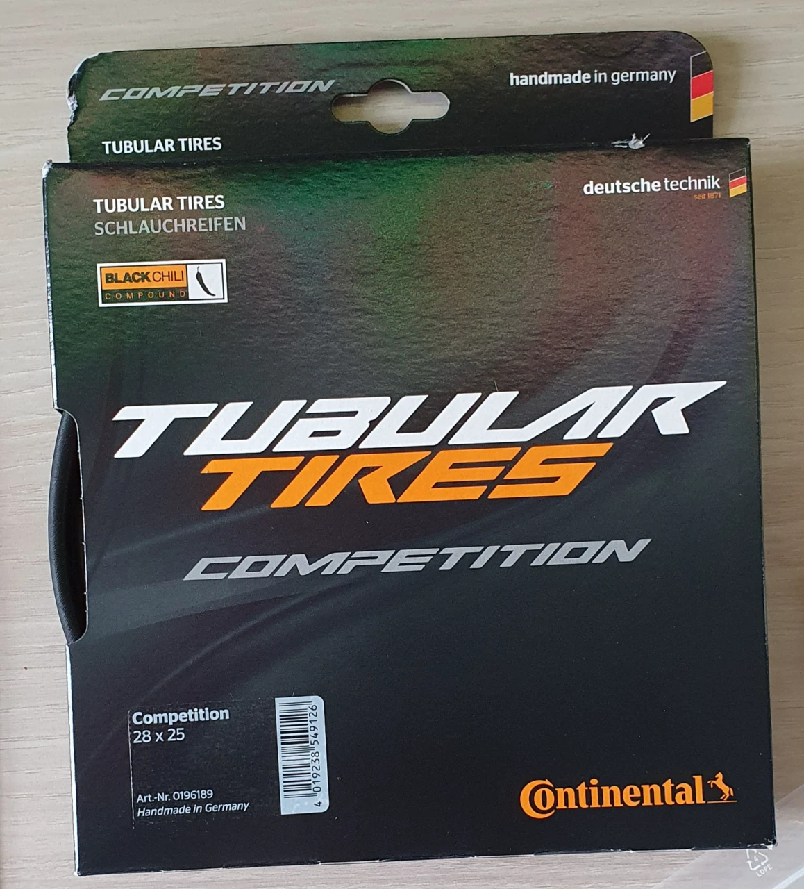 1. Continental Competition 25 Cauciuc Tubular / Baieu