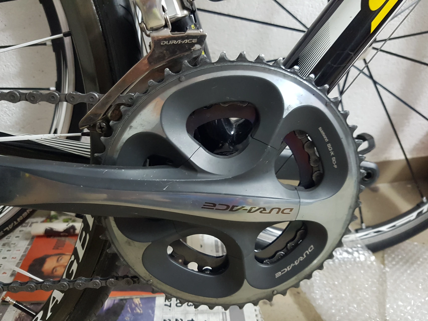 1. Schimb angrenaj compact Dura Ace 7950
