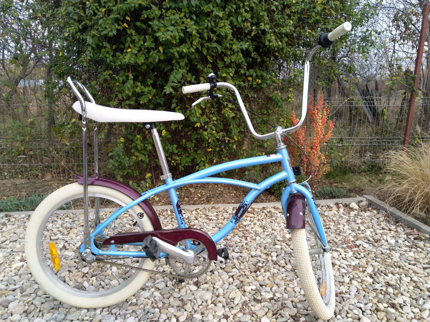 1. Pegas Strada, bleu+visiniu metalizat, 3 viteze, 26"