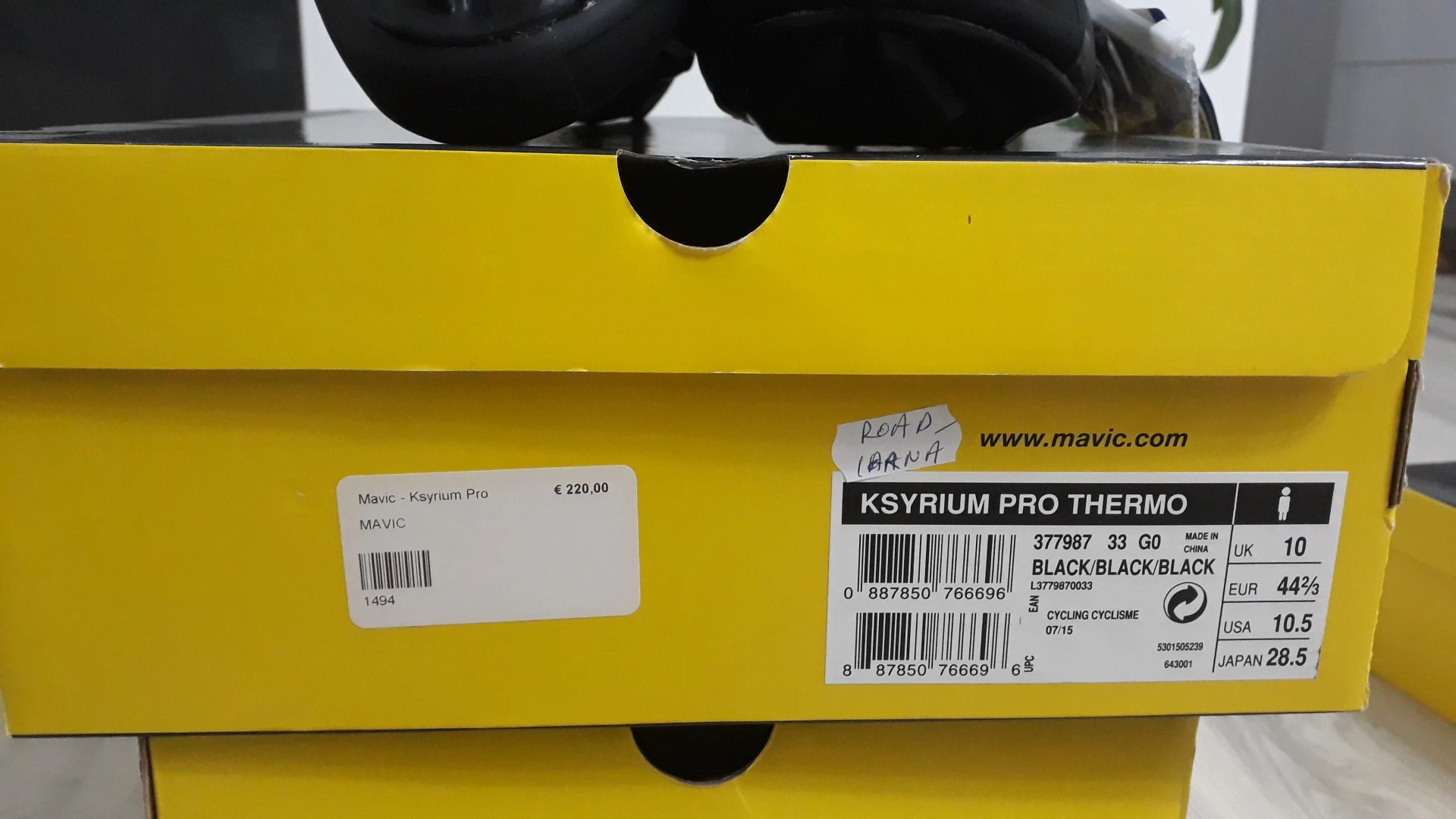 1. Pantofi ciclism Mavic Pro Therm iarnă